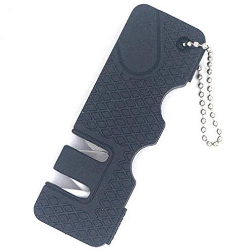  Kitchen Knife Sharpener 2-Stage Mini Pocket Knife Sharpening Tool For Go Out Outdoor Camping Or Other Outdoor Activities
