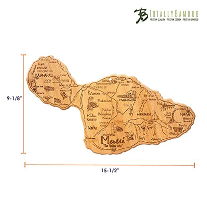  Destination Maui Serving And Cutting Board, Includes Hang Tie For Wall Display