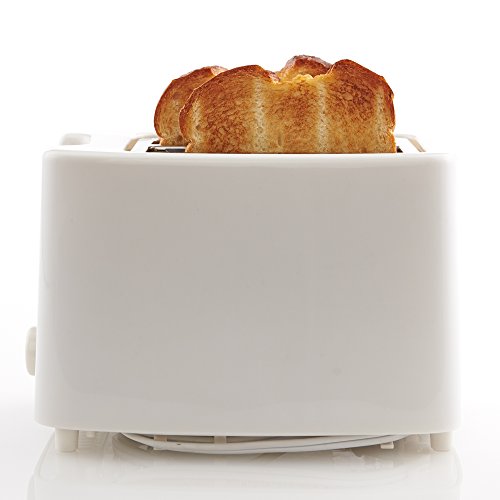  -TT011 Electric Toaster, 2 Slice, White