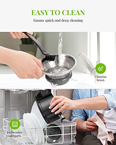  Juicer Machines With 1000W Motor, Extra Wide 3” Feed Chute Juicer, Juice Extractor For Whole Fruits And Vegetables, Easy To Clean Juice Maker, Centrifugal Juicer, BPA-Free, Anti-Drip, Silver