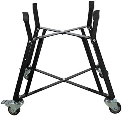  Rolling Cart For Big Green Egg Accessories Rolling Nest With Heavy Duty Locking Caster Wheels Powder Coated Steel Rolling Outdoor Cart For Large Big Green Egg Kamado Joe Grill Stand