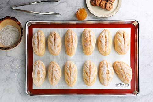  36596 Commercial Grade Silicone Baking Mat Non-Stick Pan Liner, 17 X 25 Inch (Full Size)