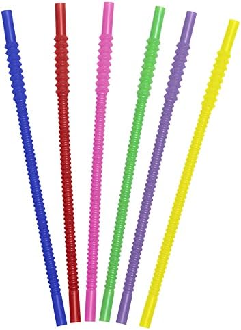 Tervis Tumbler Reusable Straight Straws BPA Free-Dishwasher Safe-6 Pack, 10", Clear