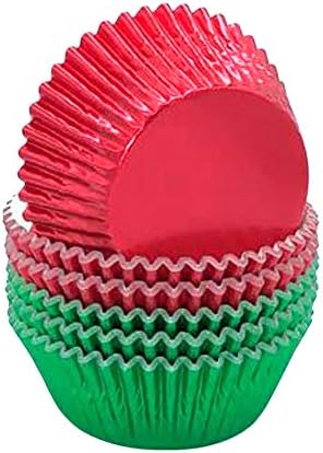 Classic Black Paper-Lined Foil Cupcake Liners Standard Baking Cups For Party And More, 120-Count