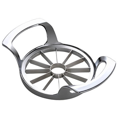  Apple Slicer, Upgraded Version 12 Slices Extra Large Apple Cutter, Stainless Steel Ultra-Sharp Apple Slicer And Corer, Pitter, Apple Divider Up To 4 Inches Fruit (Upgraded)