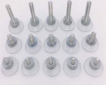  Love Shops - Rubber Strong Suction Cup Replacements For Glass Table Tops With M6 Screw（10 PCS）