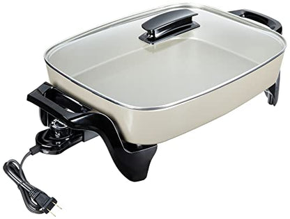 Presto , Grey Ceramic 06856" Electric Skillet, 16"