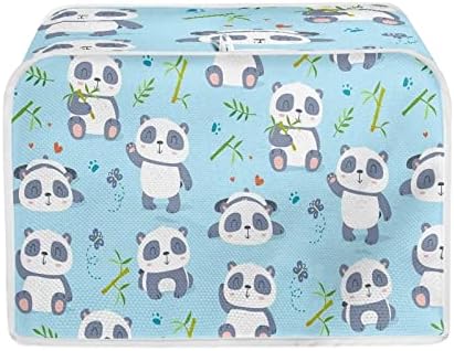  Buybai Kitchen Toaster Covers 2 Slice Wide Slot Cute 3D Pig Pattern Small Appliance Covers Dustproof Bread Maker Covers