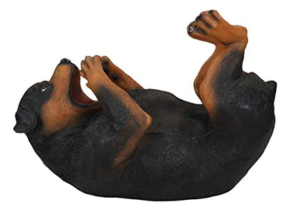  Lifelike Purebreed Pedigree Canine Adorable Rottweiler Butcher's Dog Wine Bottle Holder Figurine Statue As Kitchen Wine Cellar Centerpiece Decor Storage Organizer (Rottweiler)
