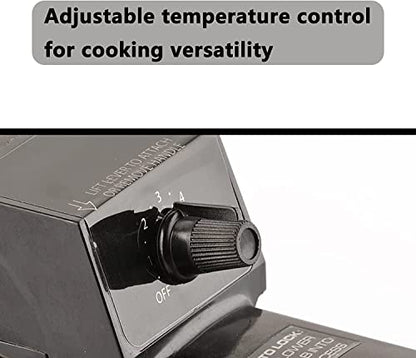  6-inch Small Electric Skillet - With Glass Lid - Serves 1 To 2 People