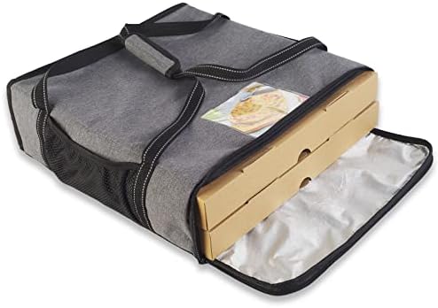  Insulated Pizza & Food Delivery Bags Pizza Bag,Pizza Carrier Warmer Bag For Delivery,20" X 20" X 8"(Upgrade)
