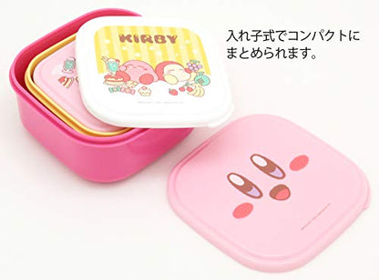  Kirby's Dream Land Bento Lunch Box 3 Case Set 220ml H/K SSP-31 From Japan