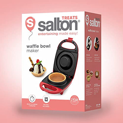  WM1907 Bowl Waffle Maker, Red