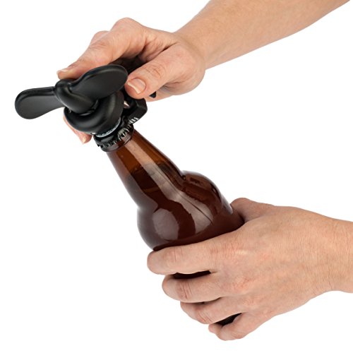  Bartelli Soft Edge 3-in-1 Ambidextrous Safety Can Opener Jar Opener And Bottle Opener
