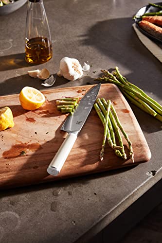  ATERIAL Knife Trio + Stand (Cool Neutral/Walnut)