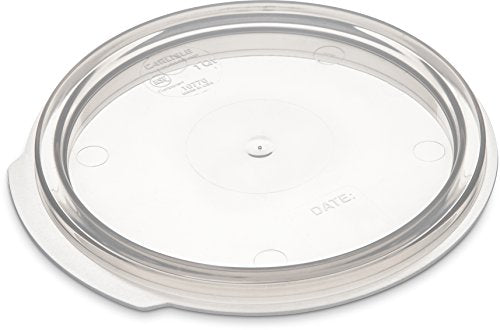  1076607 StorPlus Polycarbonate Round Food Storage Container, 8 Quart, Clear
