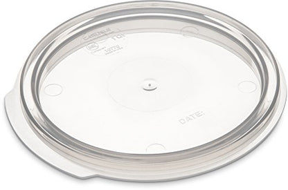  1076607 StorPlus Polycarbonate Round Food Storage Container, 8 Quart, Clear