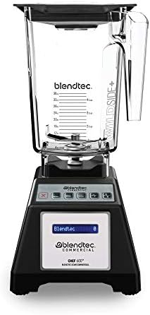 Blendtec Self-Cleaning-3 Preprogrammed Chef 600 WildSide+ Jar Professional-Grade Blender, 11.40 Lbs, Black