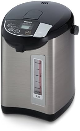 TIGER PDU-A30U-K Electric Water Boiler And Warmer, Stainless Black, 3.0-Liter