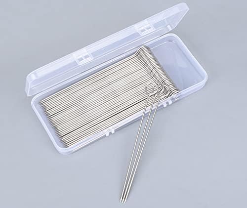  30 Pcs 6 Inches Turkey Lacers For Trussing Turkey,Stainless Steel Skewers Turkey Pins For Trussing Turkey And Poultry