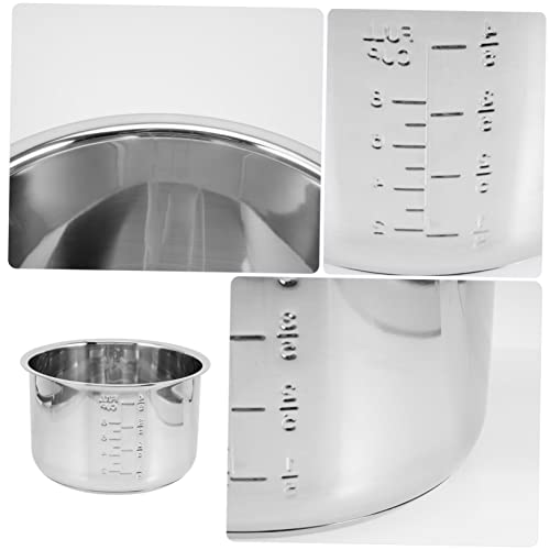  Aroma Rice Cooker Rice Cooker Inner Pot Rice Cooker Liner Stainless Steel Double Bottom Power Pressure Cooker Inner Pot Rice Cooker 10 Cup