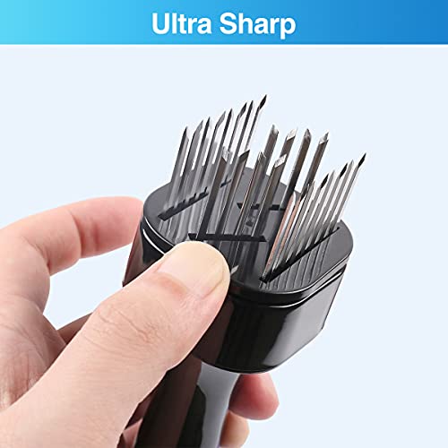  Vovoly Meat Tenderizer Tool, Meat Tenderizer With 24 Blades Ultra Sharp Stainless Steel, For Kitchen Cooking, Tenderizing Beef Steak Chicken Pork, BBQ