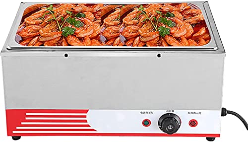  MEHAOC Stainless Steel Buffet For Heating 1500 W, 86-176 30-80 Electric Food With Lid, For Dining And Restaurants