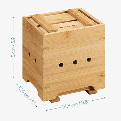 Navaris Bamboo Tofu Maker Kit - Tofu Mold For Making Fresh Homemade Tofu, Cheese, Tempeh - Tofu Making Kit Made 100% Natural Material