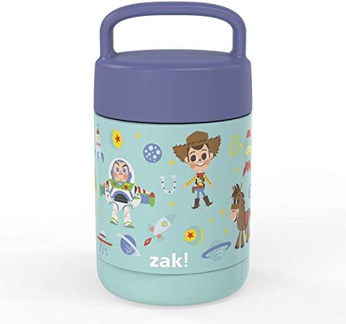  Kids' Vacuum Insulated Stainless Steel Food Jar With Carry Handle, Thermal Container For Travel Meals And Lunch On The Go, 12 Oz, Lilo And Stitch