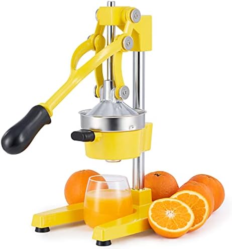  Hand Press Juicer Machine, Manual Orange Juicer And Professional Citrus Juicer For Orange Juice Pom Lime Lemon Juice, Commercial Lemon Squeezer And Orange Crusher, Easy To Clean, Gray