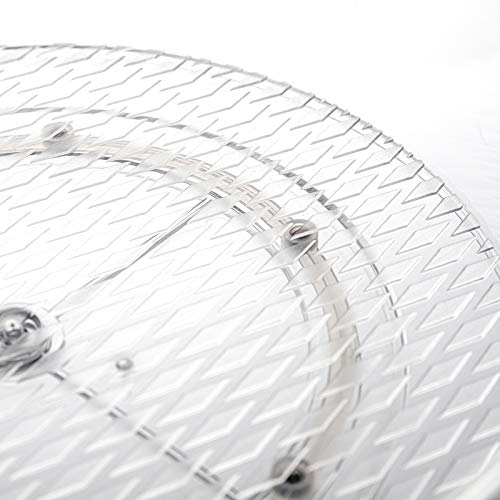  OPAY 2 Pack Plastic Lazy Susan Turntable Food Storage Container, 10 Inch Clear Rotating Turntable Organizer For Spices, Condiments, Cosmetics, Nail Polish, Shaving Kit, Hair Spray, Cabinet