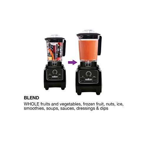  BL1638BL Compact Power, Black Blender, 1.2 Liters