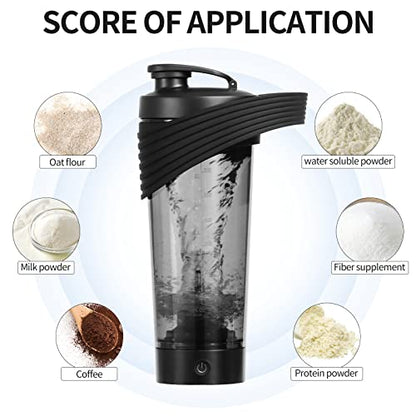  Electric Protein Shaker Bottles, Portable Mixer Cups, 28Oz Large Capacity Blender Bottles, Made With Tritan - BPA FREE, Rechargeable Powerful For Smooth Protein Shakes