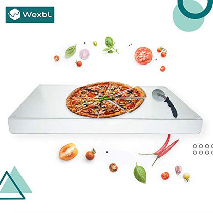  Acrylic Cutting Board For Kitchen With Lip, Non Slip Cutting Board (Clear Acrylic) By Wexbi, 18 X 16 Inch