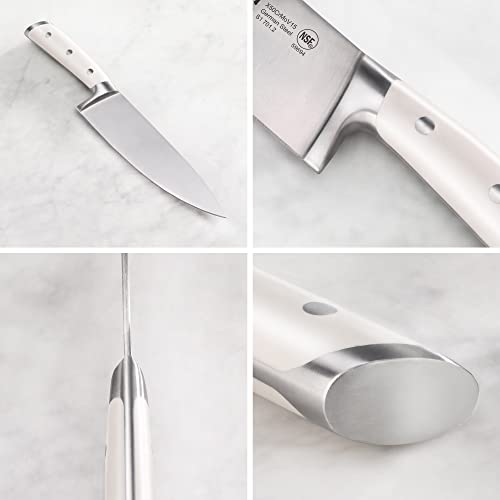  S1 Series 1023022 German Steel Forged 5-Piece Knife Set With Bamboo In Drawer Knife Block