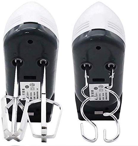  7-Speed 180-Watt Super Hand Mixer Blender | With 2xWhiskers & 2xBeaters (White)