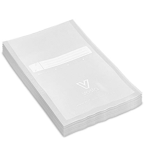  Uum Seal Bags | Clear And Embossed | 11x16 Inch | Gallon | 100 Vacuum Bags Per Pack | Great For Food Storage And Sous Vide