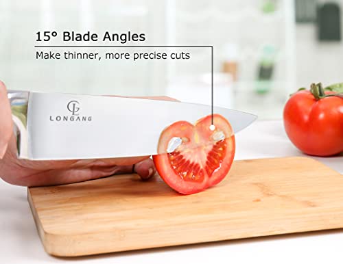  8 Inch Chef Knife Kitchen Utility Knife, German High Carbon Stainless Steel Professional Meat Knife With Gift Box For Family & Restaurant