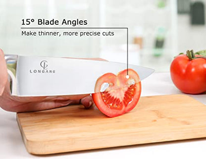  8 Inch Chef Knife Kitchen Utility Knife, German High Carbon Stainless Steel Professional Meat Knife With Gift Box For Family & Restaurant
