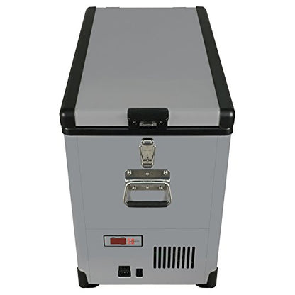  FM-452SG 45 Quart Slimfit Portable Refrigerator, AC 115V/ DC 12V Real Freezer For Car, Home, Camping, RV-8°F To 50°F, Charcoal, Gray