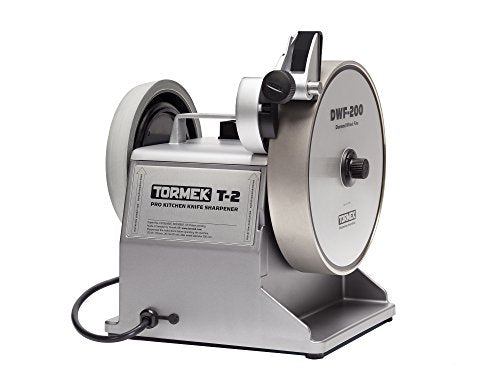 Tormek T-2 Pro Kitchen Knife Sharpener, Razor Sharp Chef’s Knives Sharpened Quickly For Improved Cutting And Safety In Restaurants And Food Service