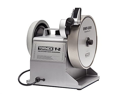 Tormek T-2 Pro Kitchen Knife Sharpener, Razor Sharp Chef’s Knives Sharpened Quickly For Improved Cutting And Safety In Restaurants And Food Service