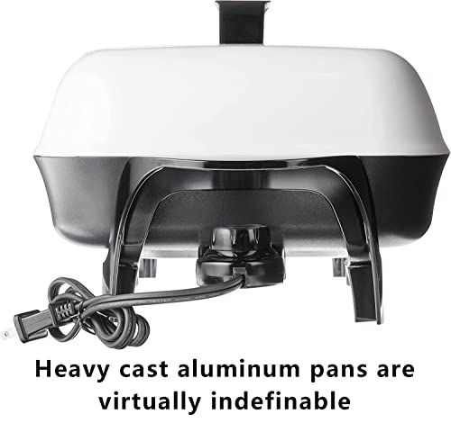  16 Inch Nonstick Electric Skillet - Roasts, Fries, Grills, Stews, Bakes, And Makes One-dish Meals.