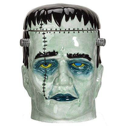  Frankenstein Head Ceramic Cookie Jar