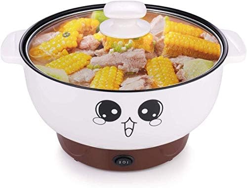  Electric Cooker 110V，4in 1 Small Electric Cooker Household Multifunctional Frying Pan With Steamer Cooking Dormitory Steamer 2-person 3-in-one Pot, 2.8L
