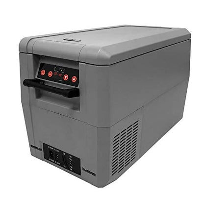  FMC-350XP 34 Quart Compact Portable Refrigerator, AC 115V/ DC 12V Real Freezer For Car, Home, Camping, RV-8°F To 50°F, One Size, Gray