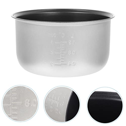  Rice Cooker Inner Pot Rice Porridge Cooker Liner Non- Stick Rice Cooking Container Rice Maker Accessories For Rice Maker Cooker 3 L