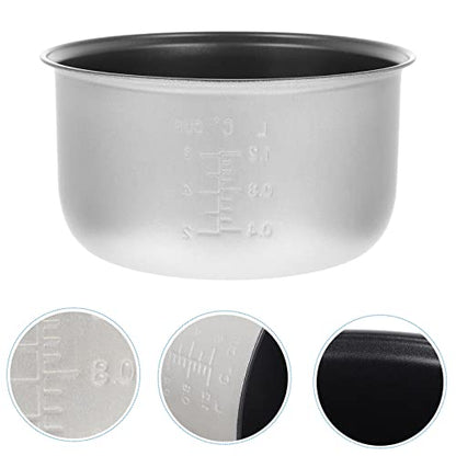  Rice Cooker Inner Pot Rice Porridge Cooker Liner Non- Stick Rice Cooking Container Rice Maker Accessories For Rice Maker Cooker 3 L