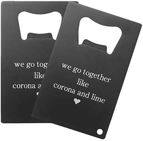  Bottle Opener, Yoption 10Pcs Stainless Steel Credit Card Size Beer Bottle Opener Cap For Wedding Party Groomsmen Bridesmaid Gifts