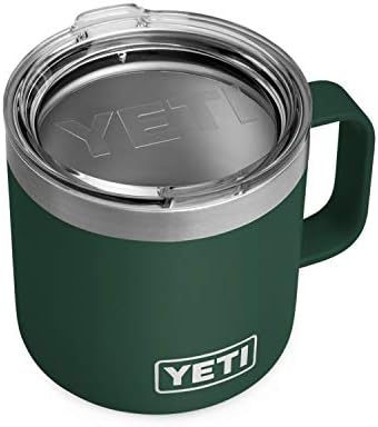Yeti Rambler 14 Oz Stainless Steel Vacuum Insulated Mug With Lid